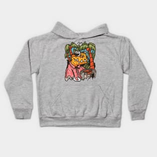 Barbeque Rex Kids Hoodie